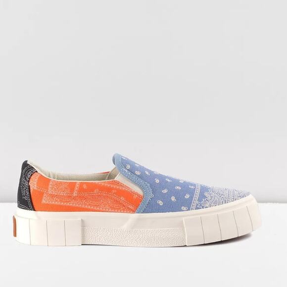 Good News Yess Paisley Slip-On Sneaker Multi - US 8/EU 41 - Picture 1 of 4